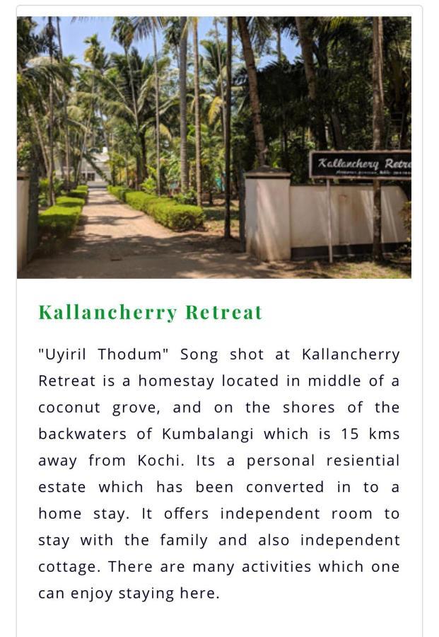 Kallanchery Retreat Kochi Buitenkant foto